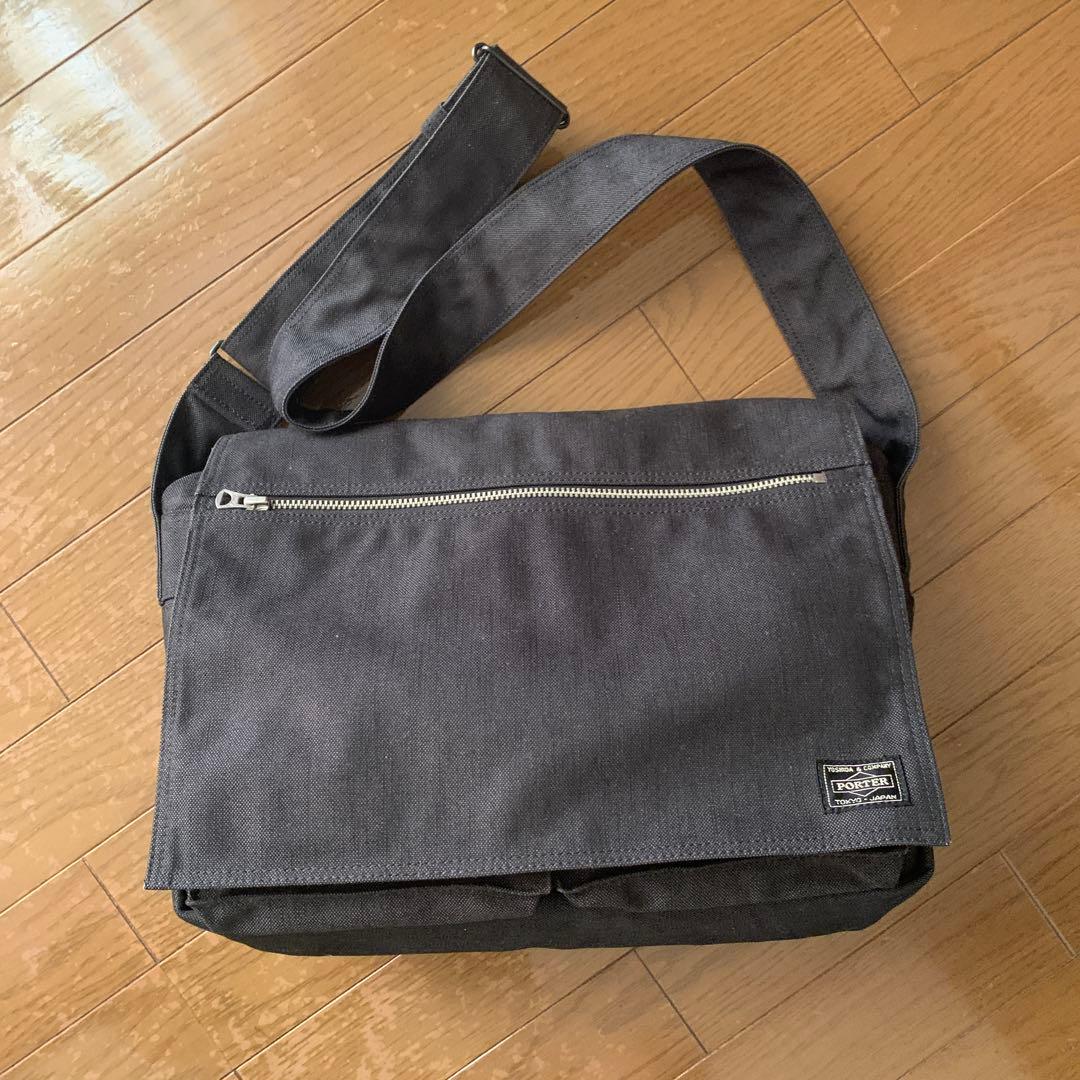 【極美品】ポーターPORTER スモーキーショルダーバッグ☆メッセンジャーバッグ