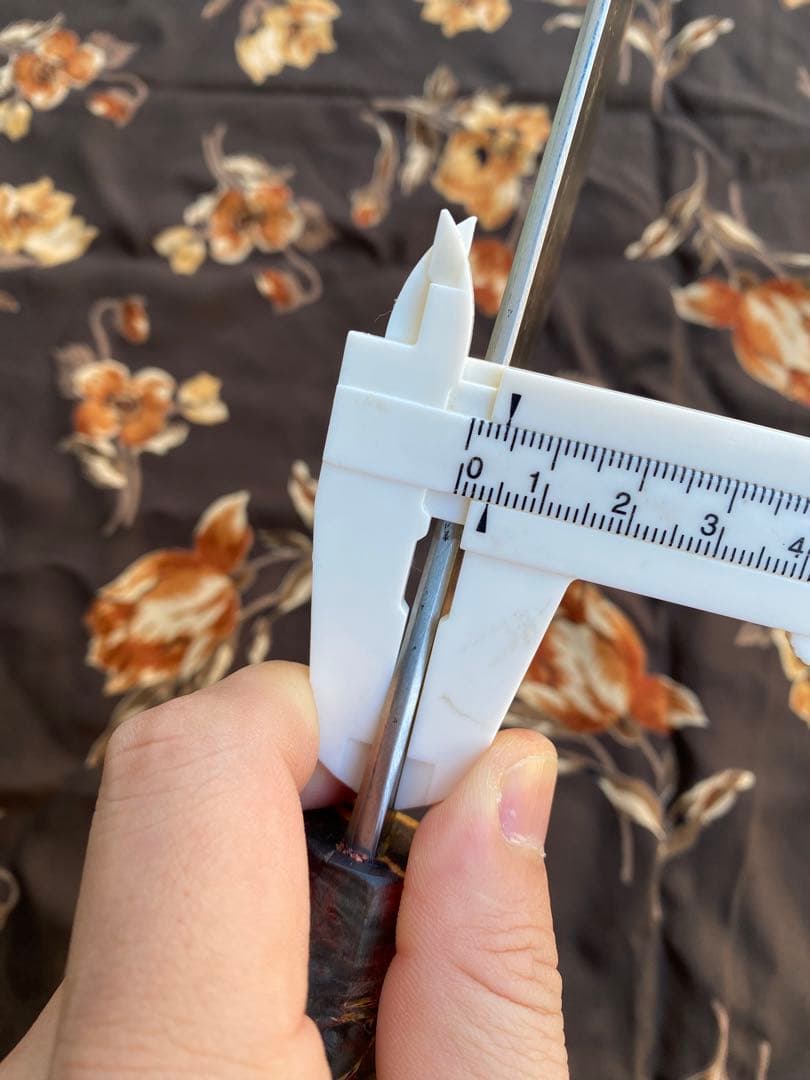 三浦刃物 青二鋼 梨地 牛刀240mm スタビイライズウッド柄