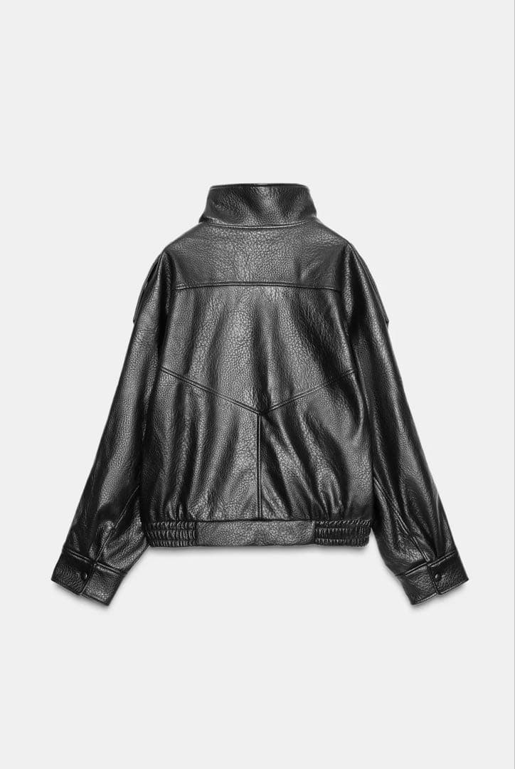 ZARA フェイクレザージャケット 新品未使用　タグ付き