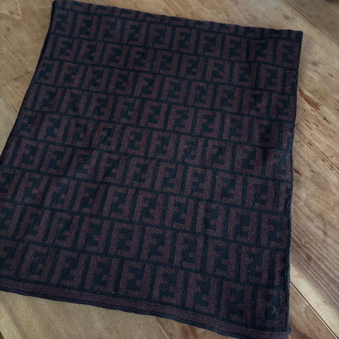 FENDI ウール100% ロゴマフラー サイズ50★お値下げ中★