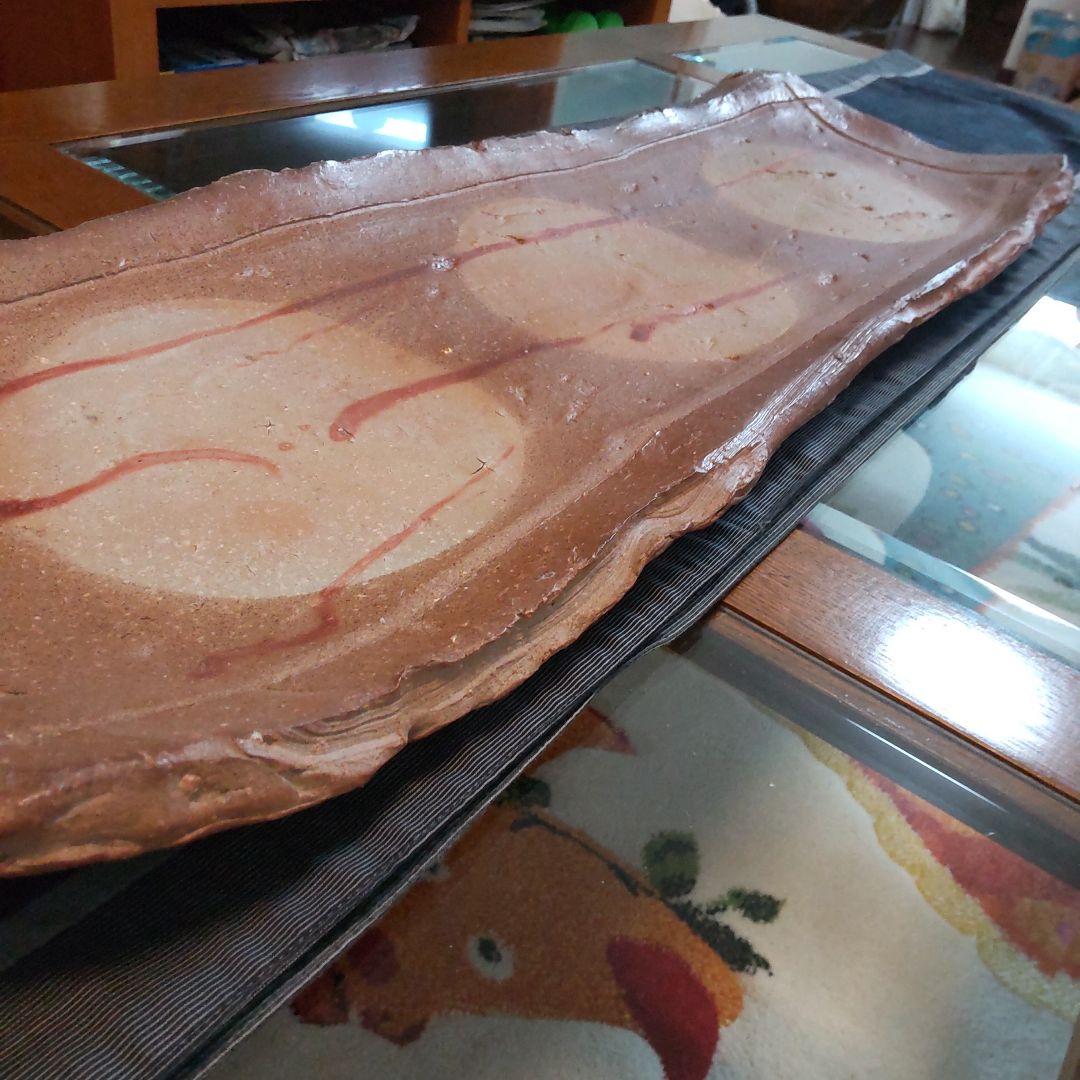 迫力　長方皿　大　10　備前焼