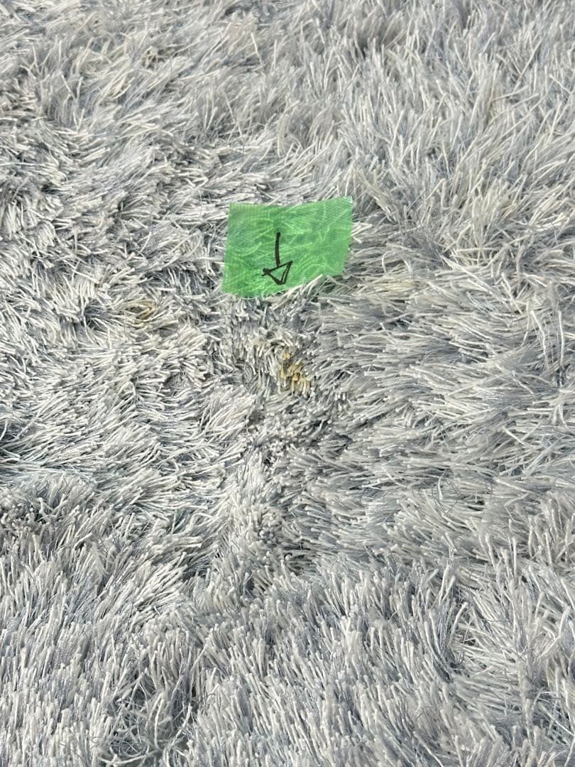 【東京都内23区配送無料】定価23万　4m 絨毯　カーペット　ラグ　シャギー