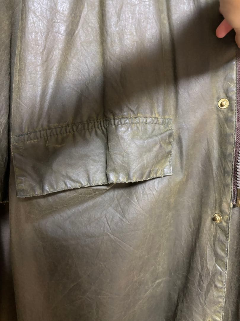 【87年製】2ワラント C38 barbour burghley バブアー