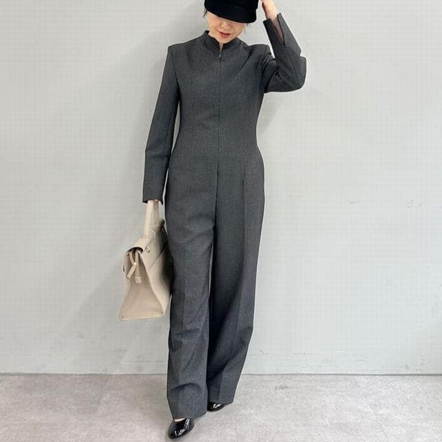 【2024／55000円】 Whim Gazette ダブルクロスジャンプスーツ