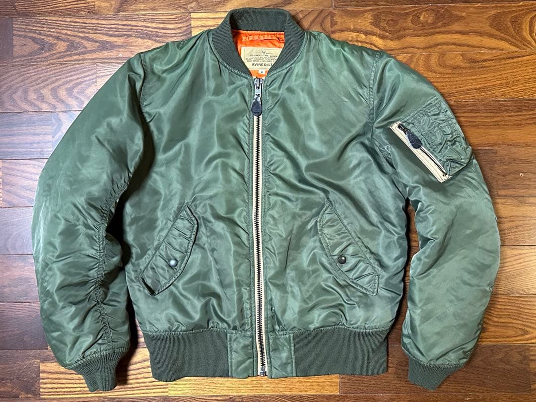 AVIREX MA-1 フライトジャケット Mサイズ オリーブグリーン