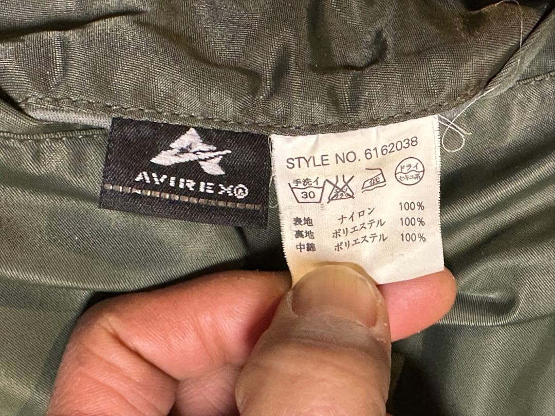 AVIREX MA-1 フライトジャケット Mサイズ オリーブグリーン