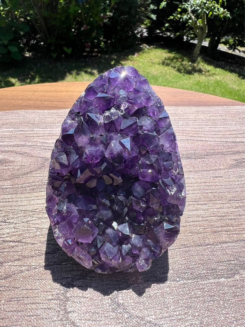 A656 高品質アメジストドーム パワーストーン 紫水晶 天然石 置き物
