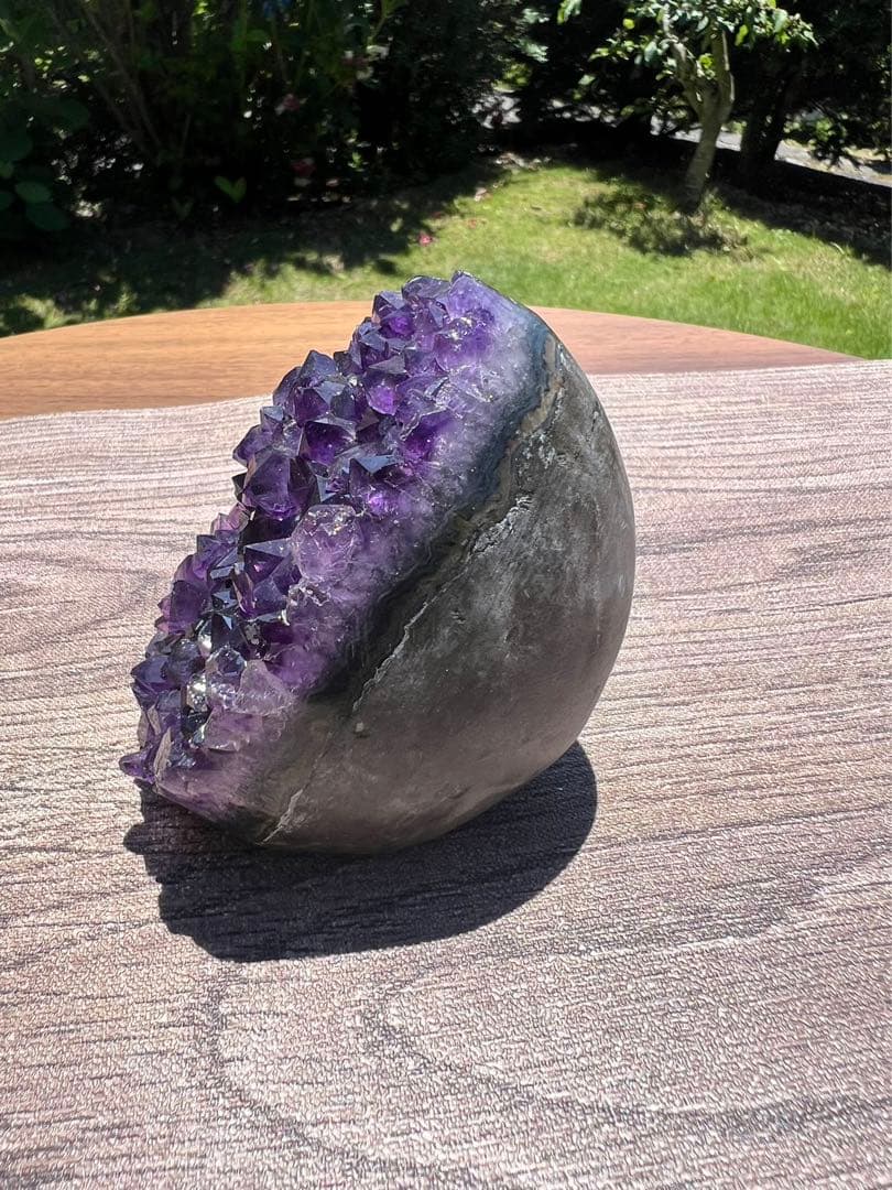 A656 高品質アメジストドーム パワーストーン 紫水晶 天然石 置き物