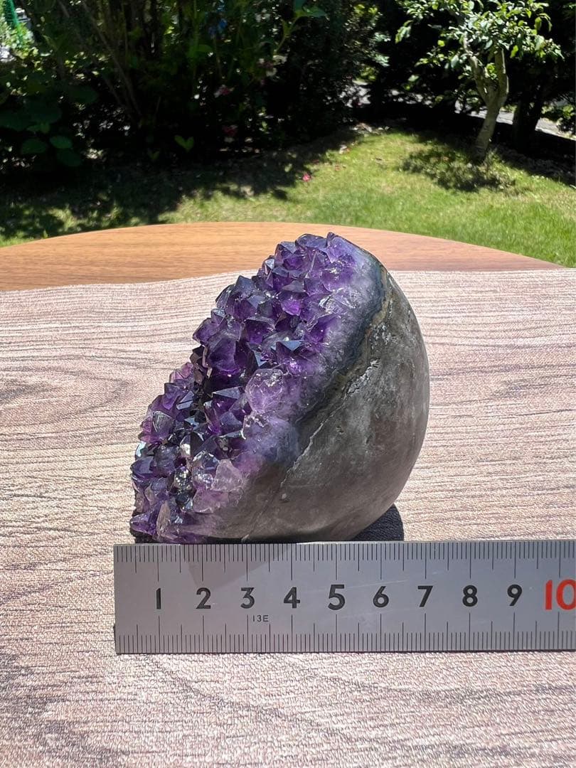 A656 高品質アメジストドーム パワーストーン 紫水晶 天然石 置き物