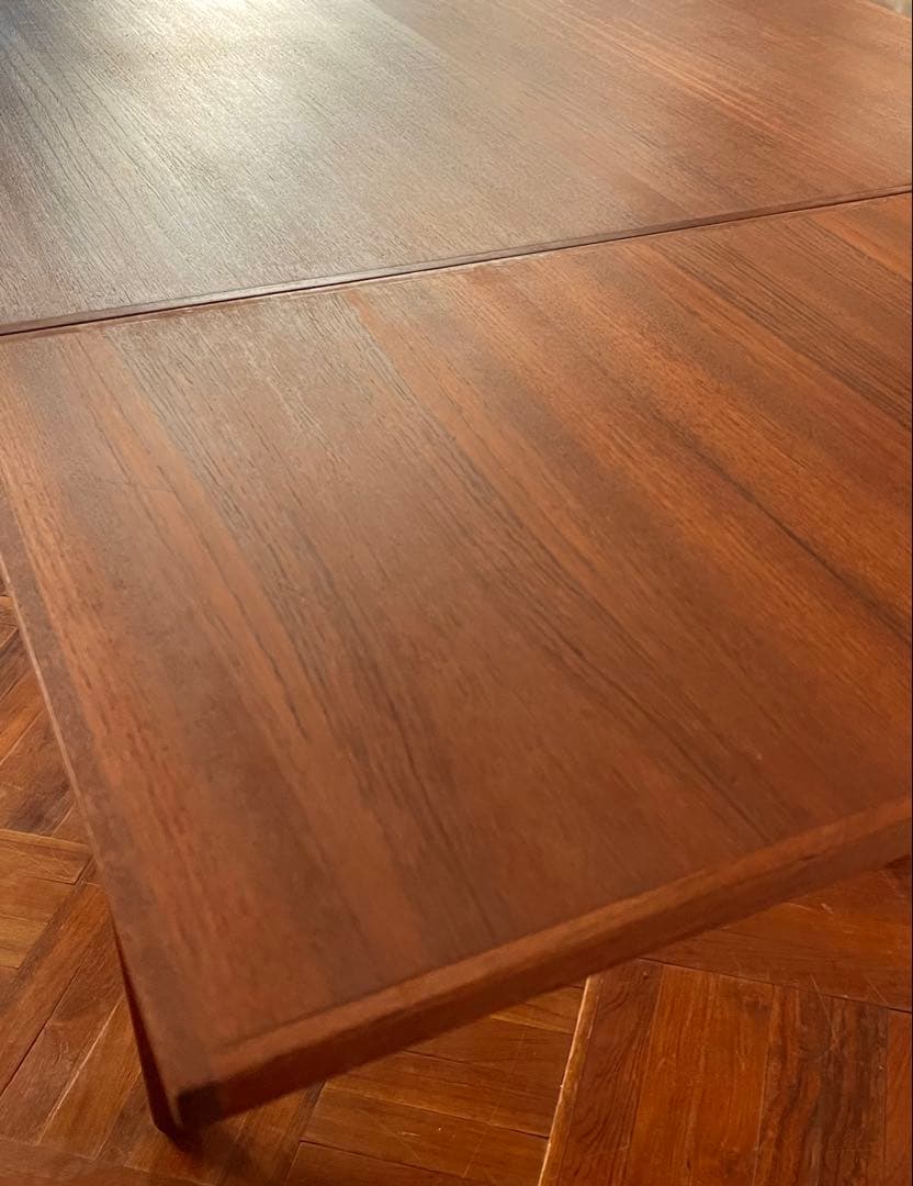 北欧 デンマーク ヴィンテージ チーク エクステンション ダイニング テーブル