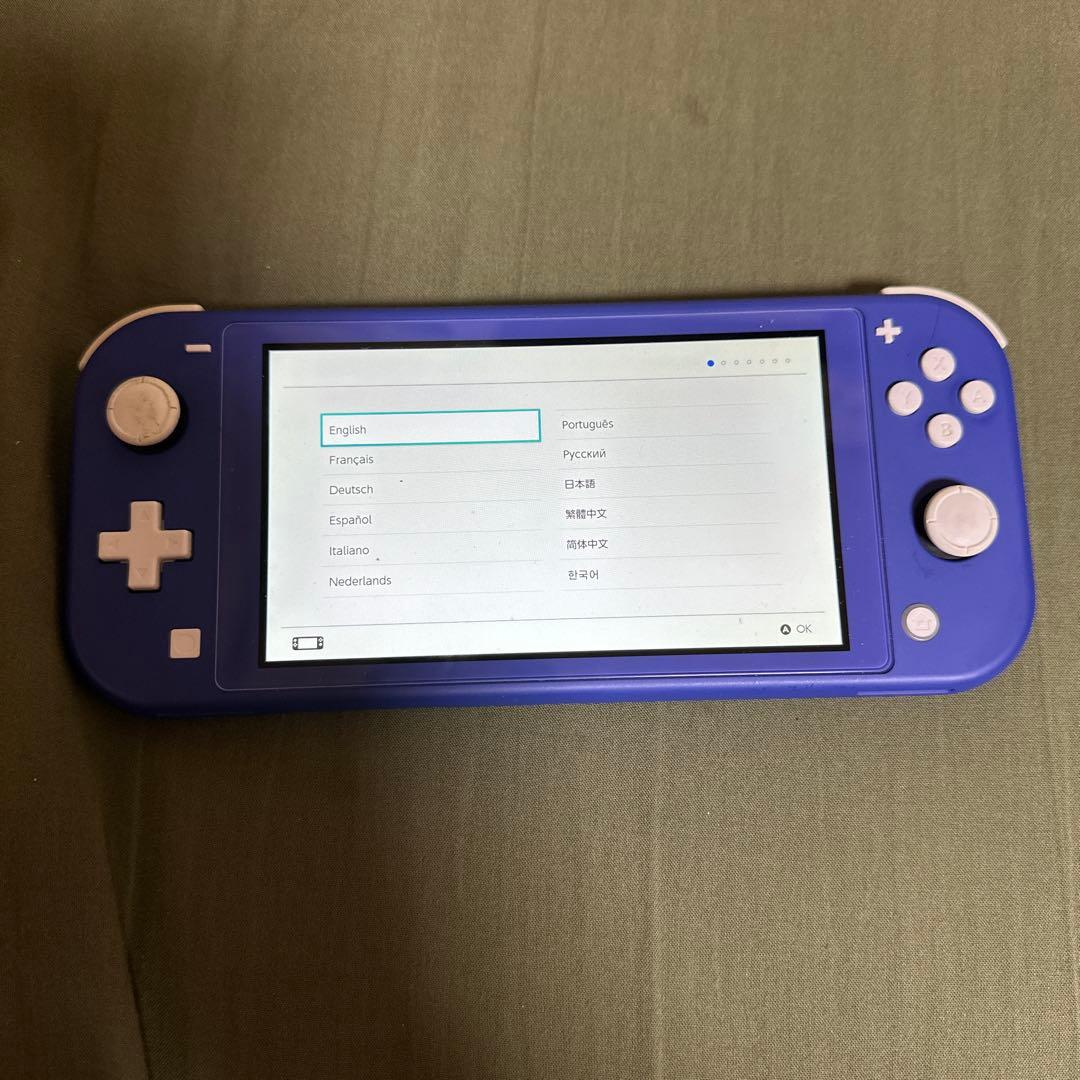 Nintendo Switch Lite 青 microSDカード付き