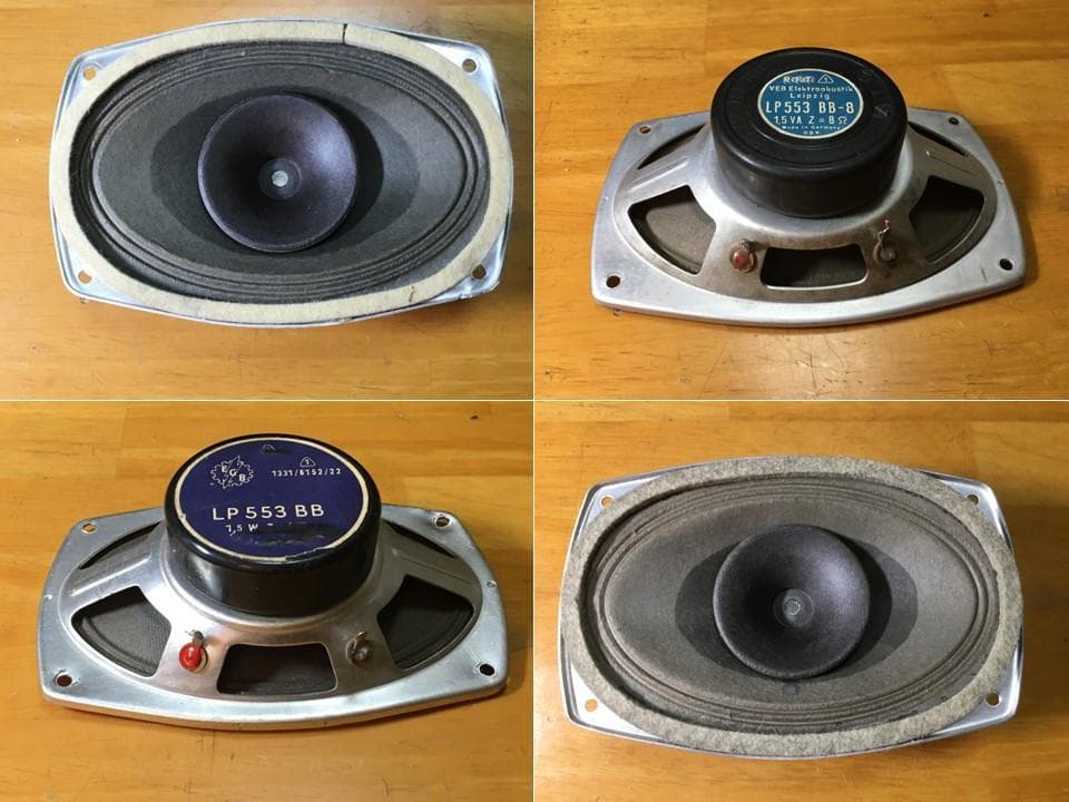東独RFT ビンテージフルレンジ LP553-BB システム ペア！
