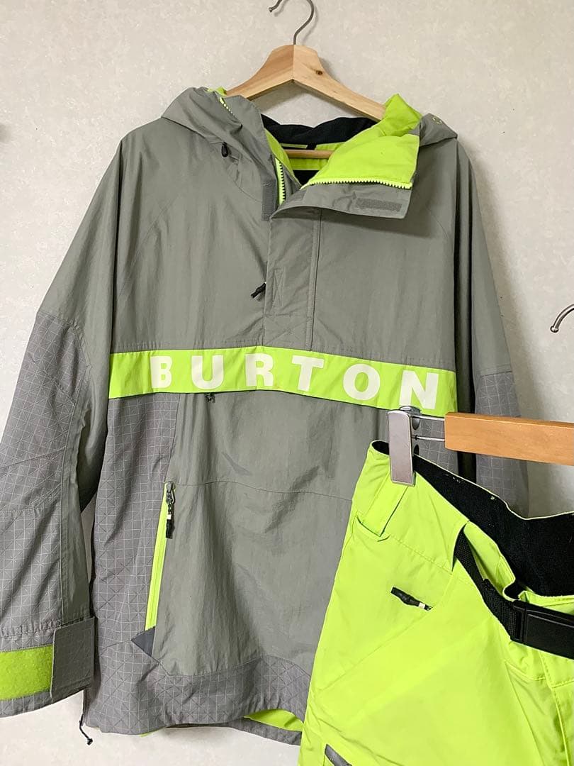 BURTON 上下セット スノボウェア アノラックジャケット 2点 バートン