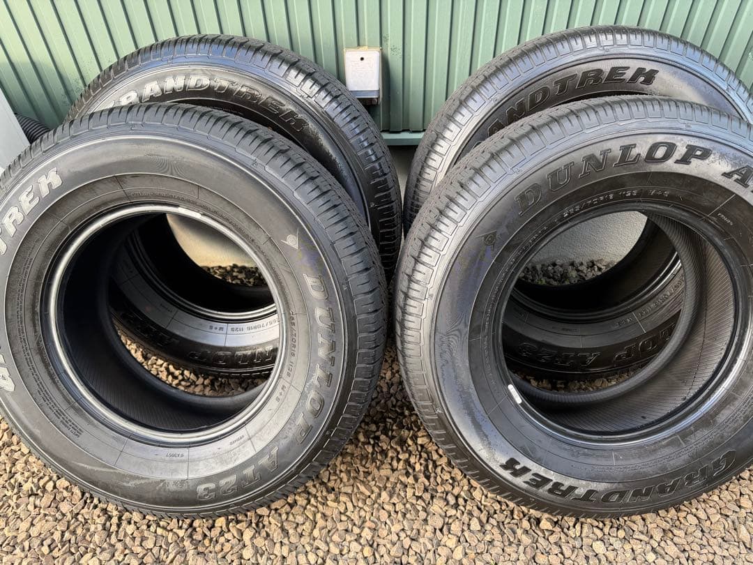 ★ランクル70再再販・新車外しDUNLOP AT23 16インチタイヤ4本