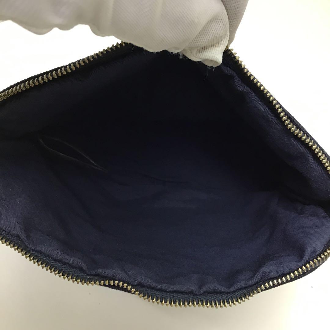 ‼️最終値下げ‼️❣️エルメス HERMES❣️ ボリードポーチ　小物入れ　ネイビー