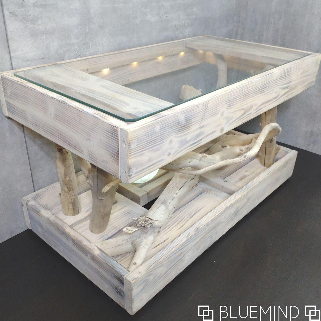 No.1300記念作品【chuchumama】奇跡の流木テーブル