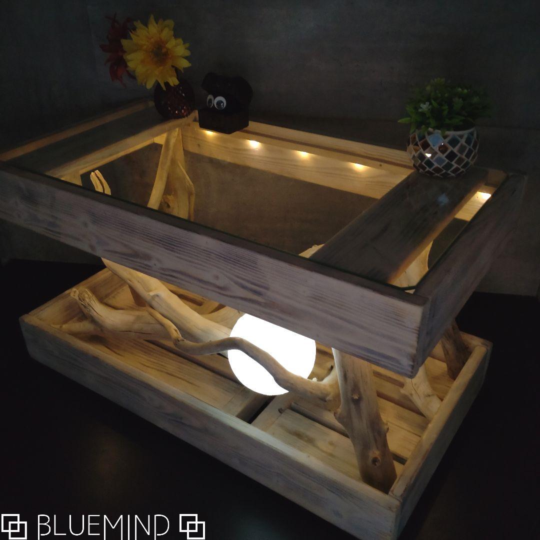 No.1300記念作品【chuchumama】奇跡の流木テーブル