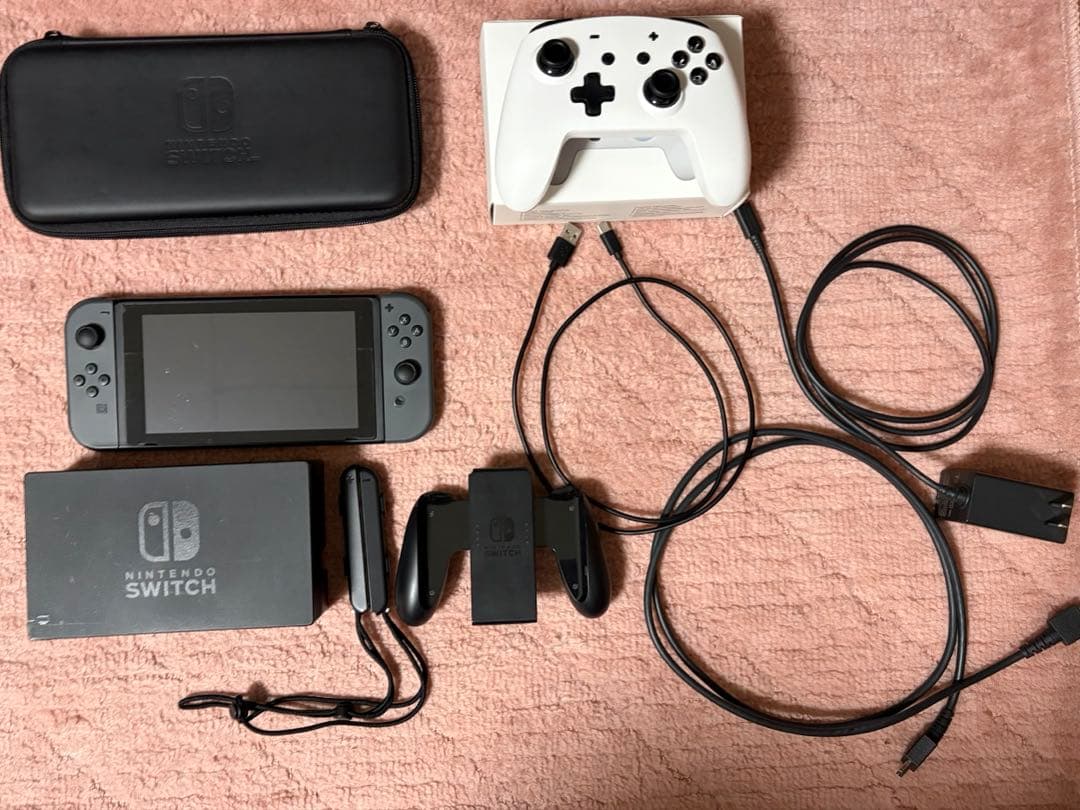 ラ*ブ様 Nintendo Switch 本体+背面付きコントローラー+付属品
