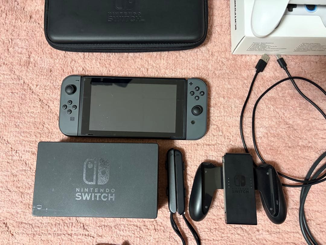 ラ*ブ様 Nintendo Switch 本体+背面付きコントローラー+付属品
