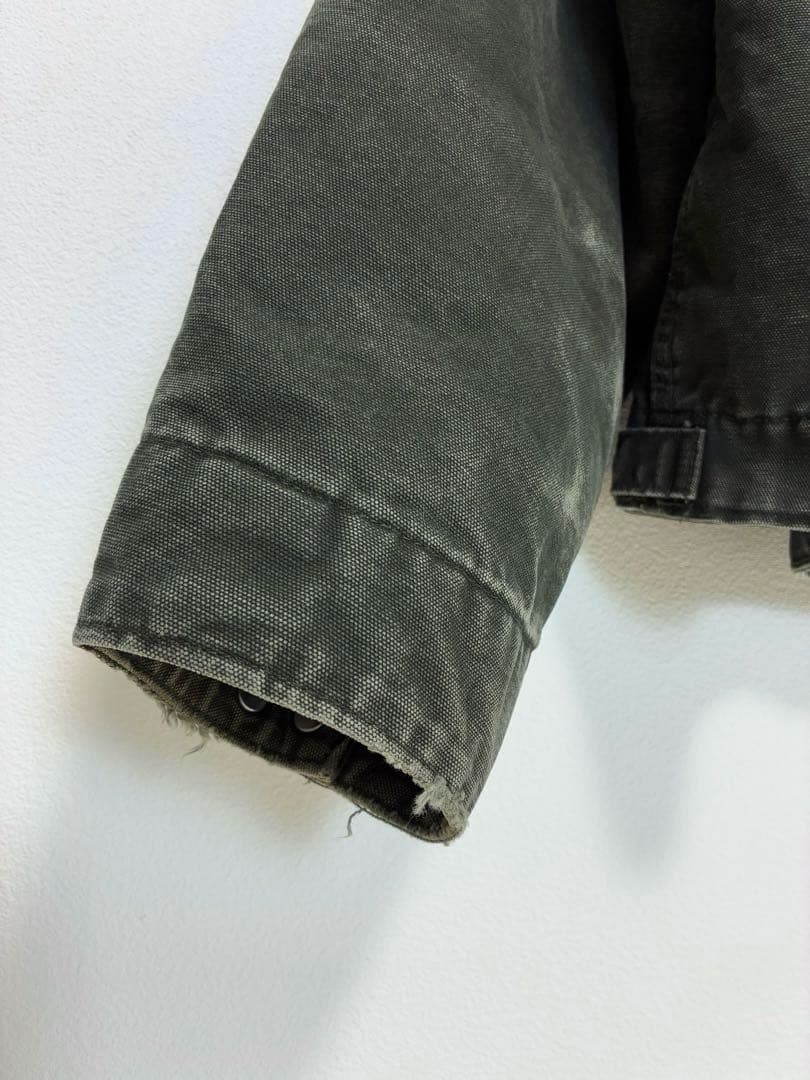 レア Carhartt デトロイトジャケットモスグリーン 2XL J97