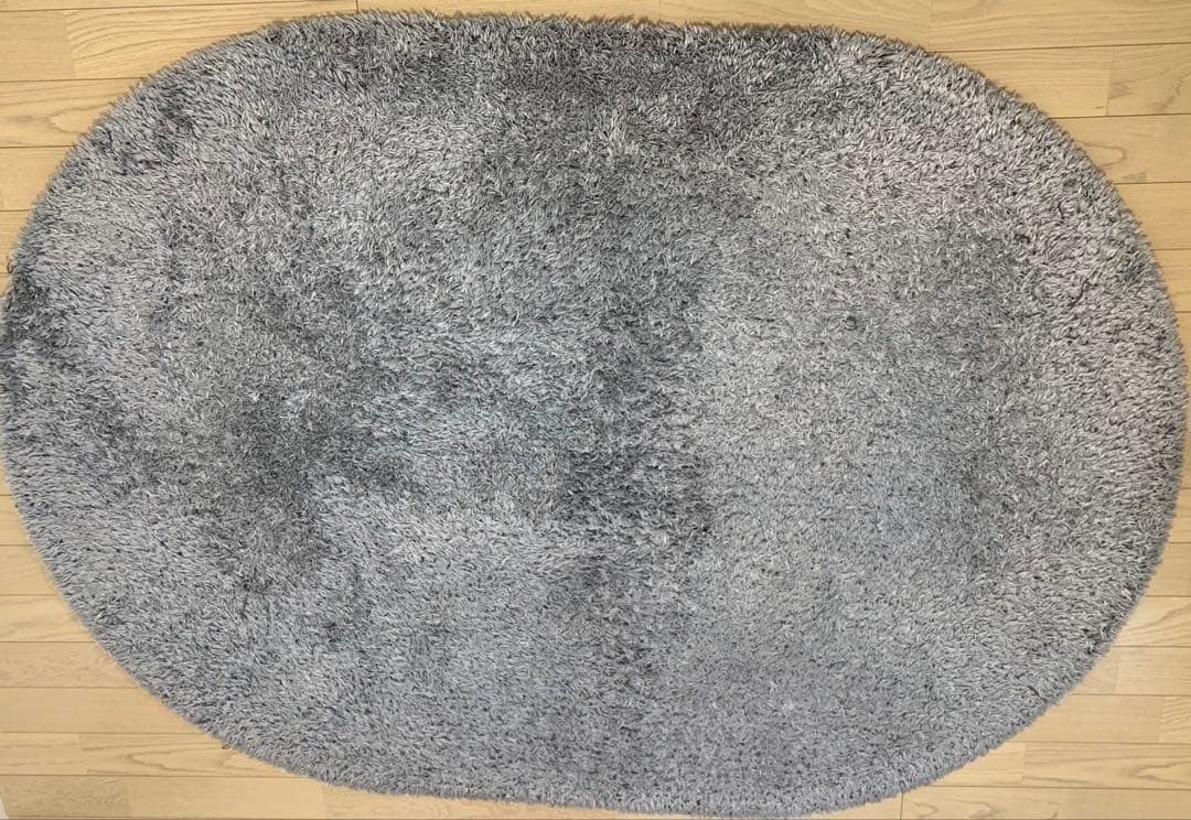 SUMINOE itten グレー ラグ 140cm x 200cm