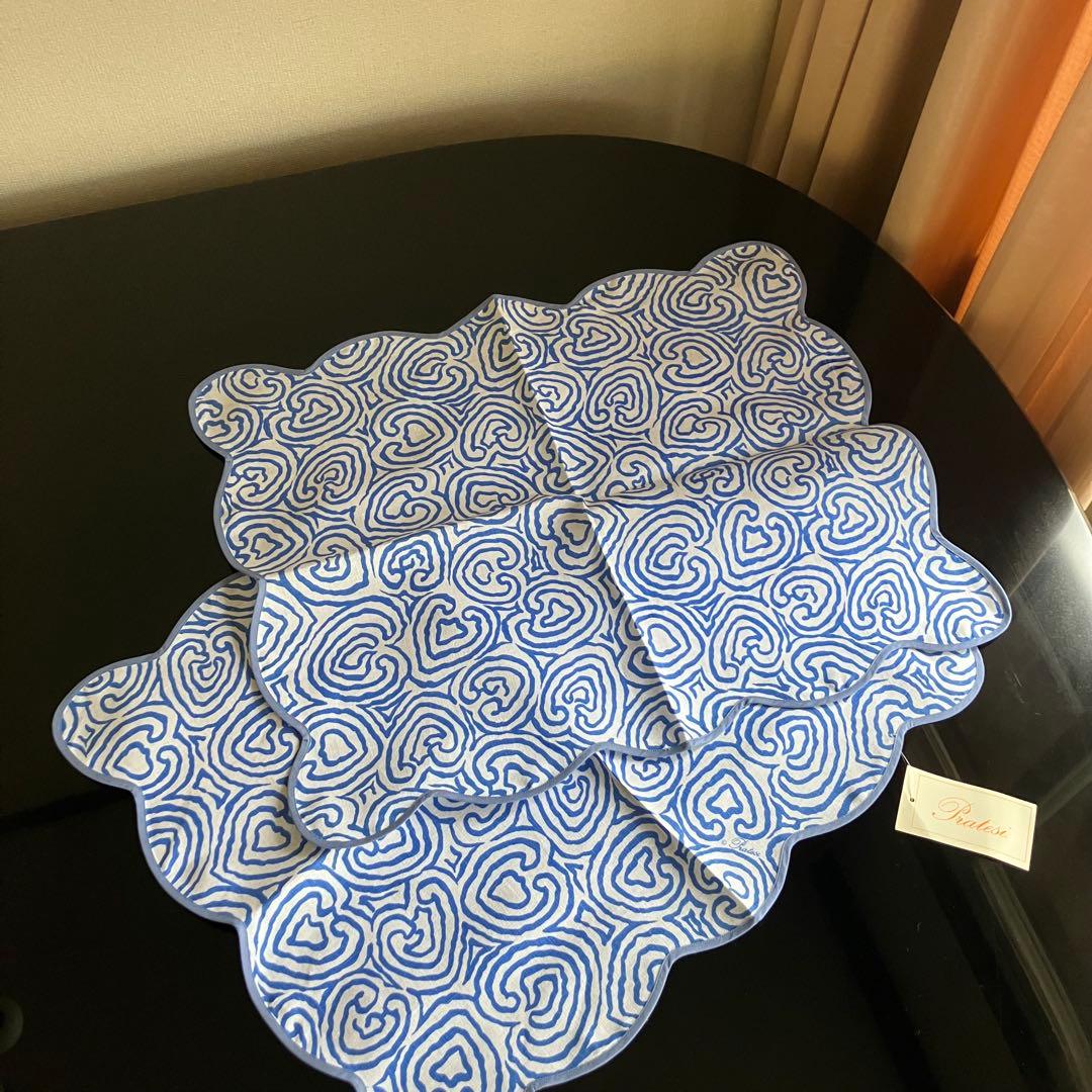 プラテージ　テーブルクロス　イタリア製 リネン　ナプキン　ココ・シャネル