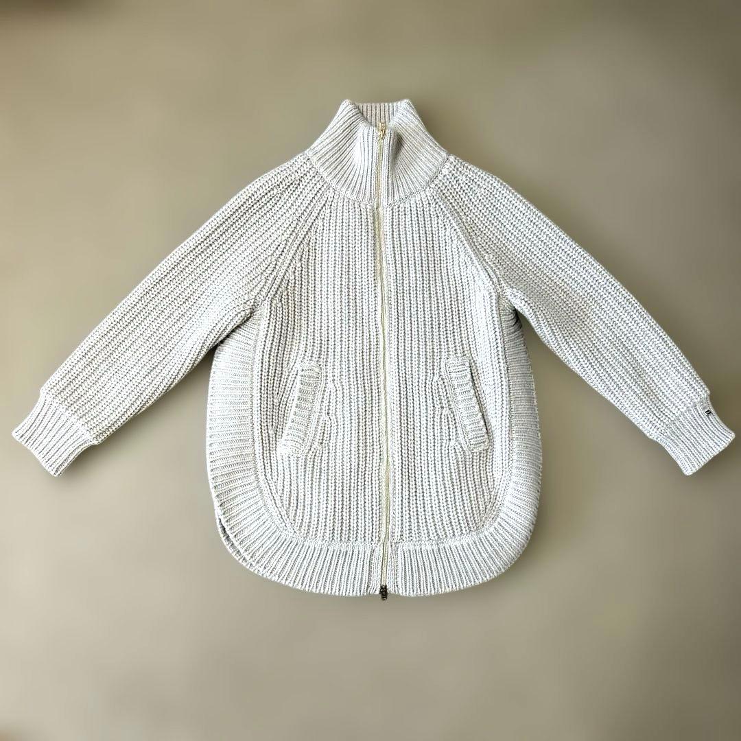 早い者勝ち【美品】HERNO ダウンジャケット ジップアップ　ニット　40