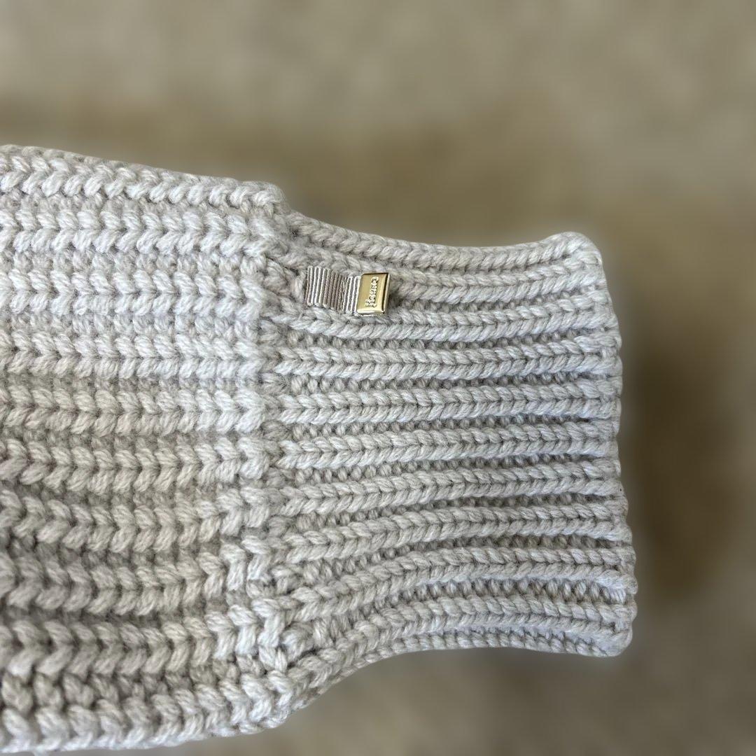 早い者勝ち【美品】HERNO ダウンジャケット ジップアップ　ニット　40