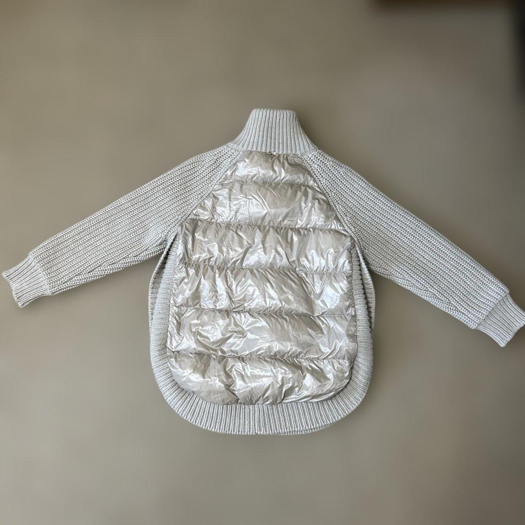 早い者勝ち【美品】HERNO ダウンジャケット ジップアップ　ニット　40