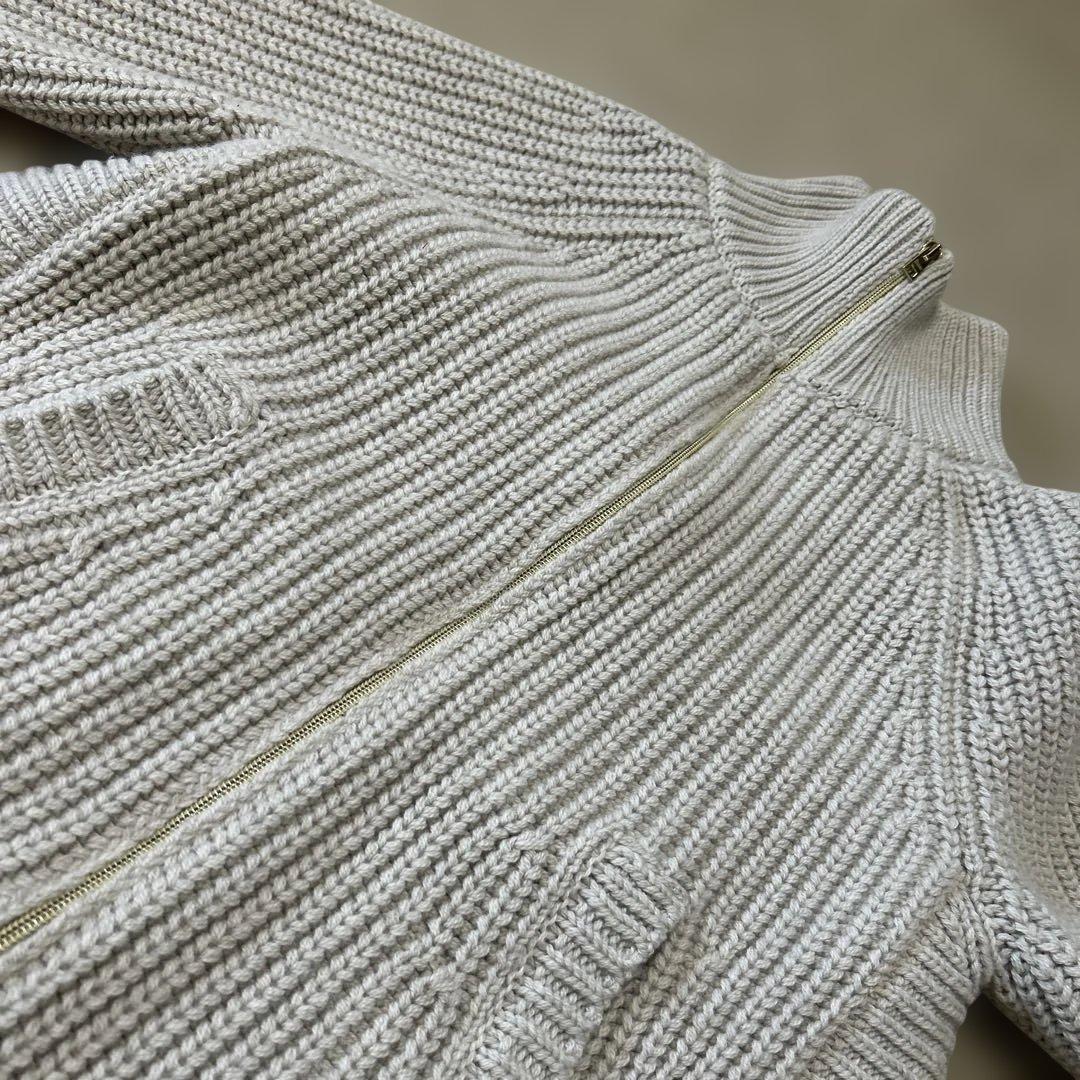 早い者勝ち【美品】HERNO ダウンジャケット ジップアップ　ニット　40