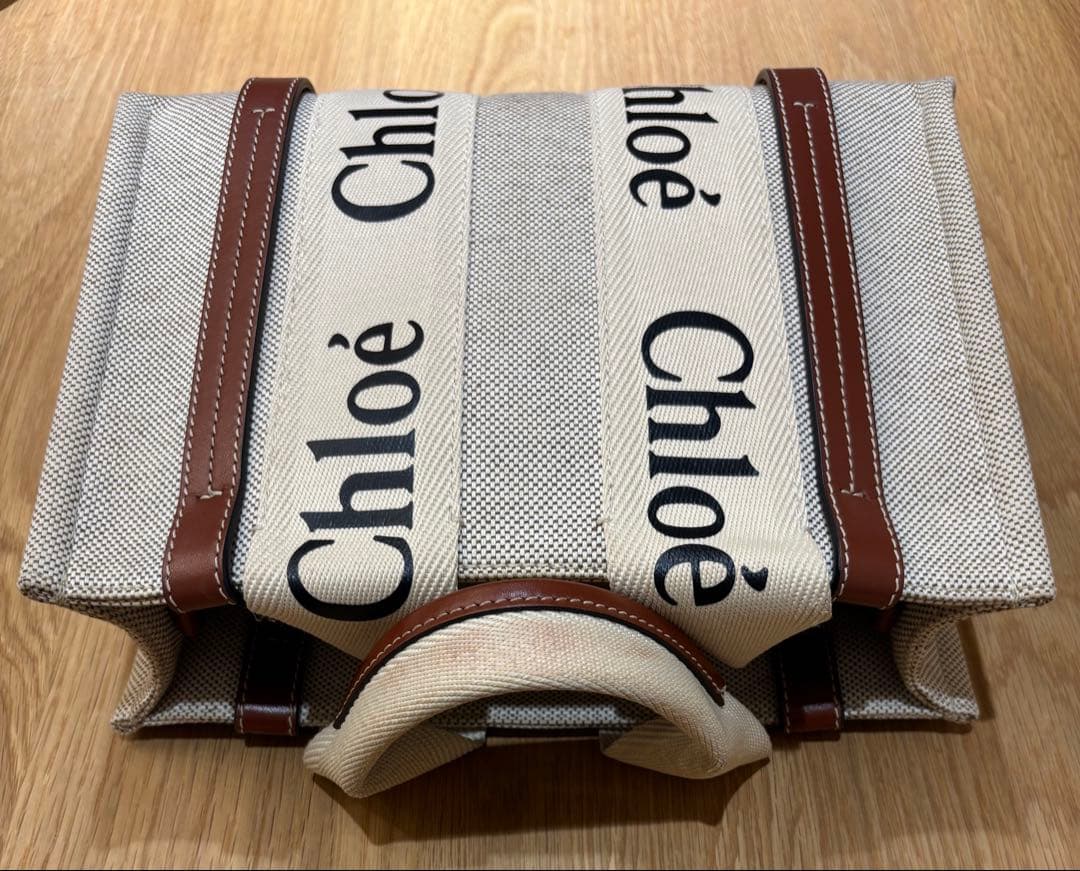 【最終値下げ】Chloe ウッディスモールトートバッグ