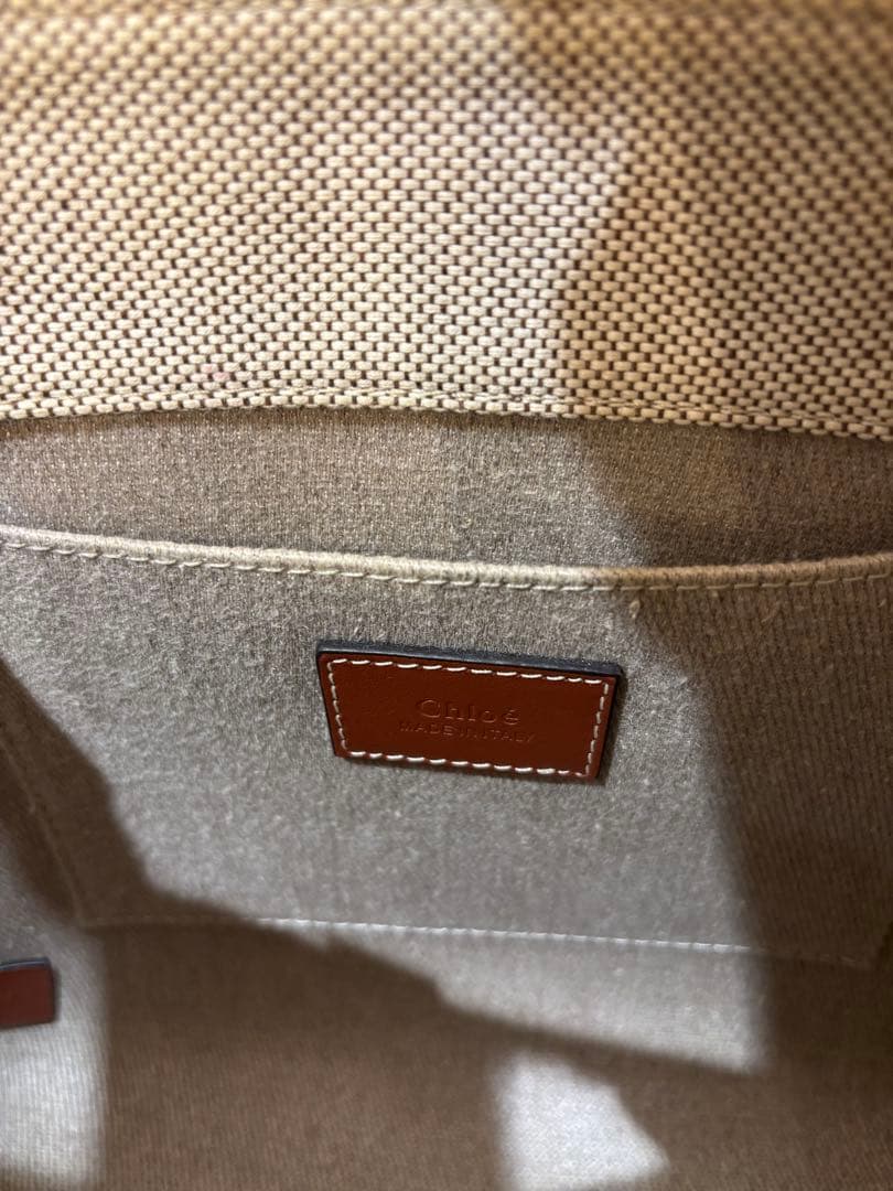 【最終値下げ】Chloe ウッディスモールトートバッグ