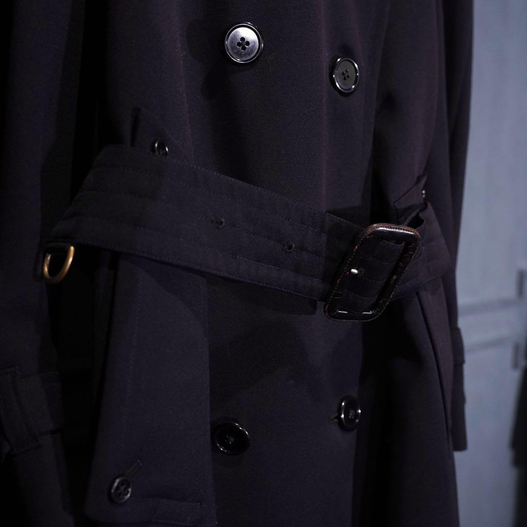 Aquascutum アクアスキュータムウールベルテッドトレンチコート