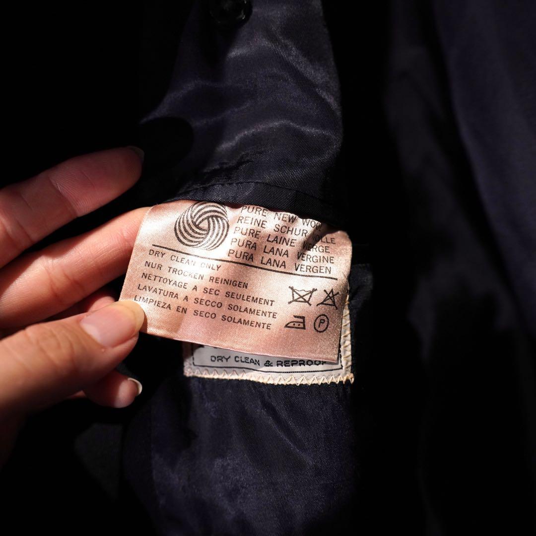 Aquascutum アクアスキュータムウールベルテッドトレンチコート