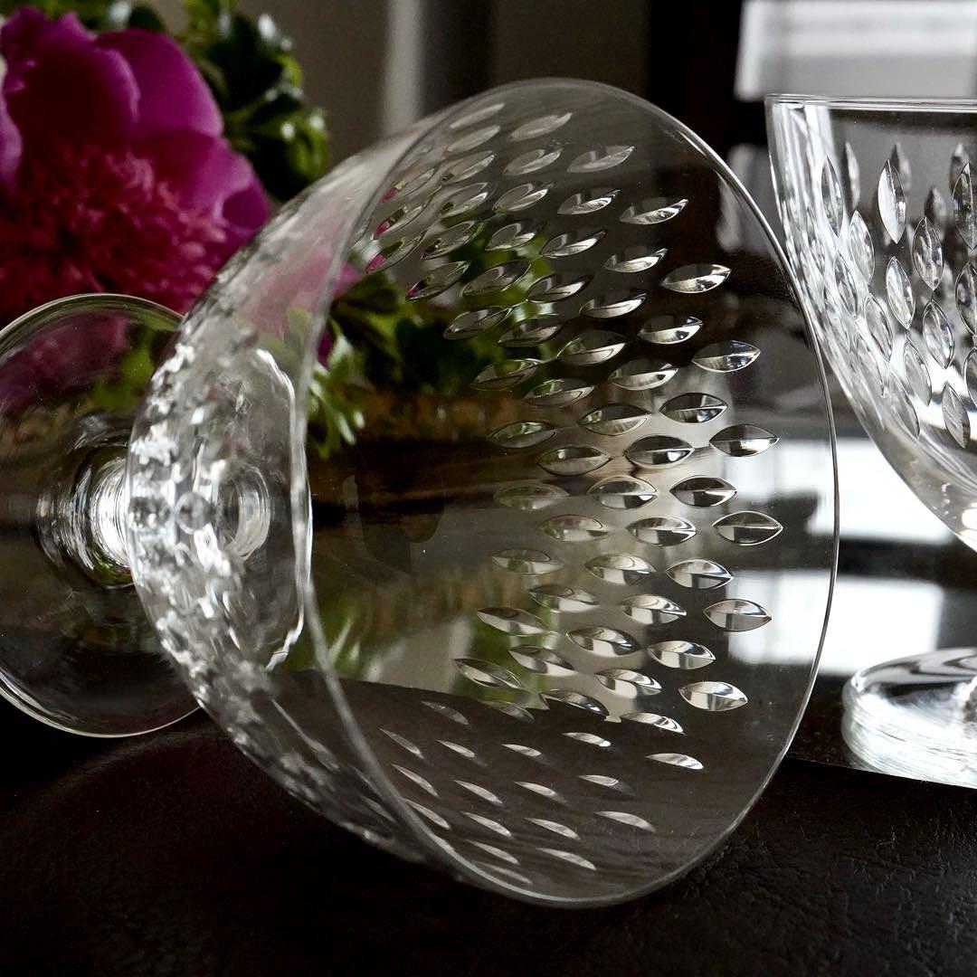 最大サイズ★美品★オールドバカラ★パリ★ウォーター グラス★ペア★赤ワインにも