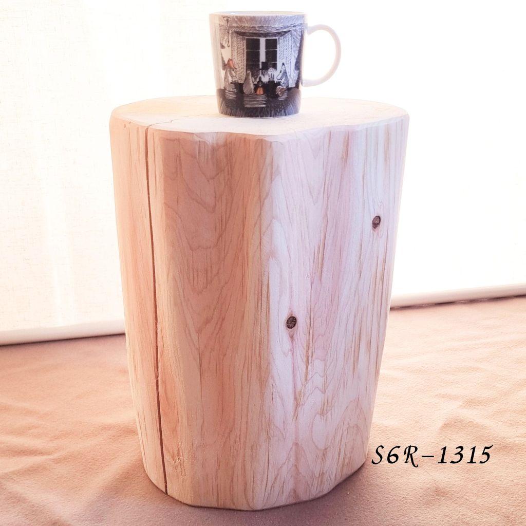 天然アロマ 東濃ひのき 切株スツール・テーブル・無垢無塗装・オーガニック