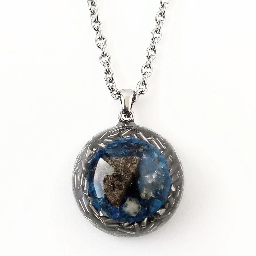 オルゴナイト｜幸運等｜サハラ隕石×ラピスラズリ×ラブラドライト×ローディザイト