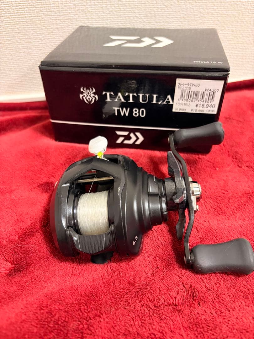 淡水のみの使用　TATULA TW 80 ベイトリール　22タトゥーラtw80