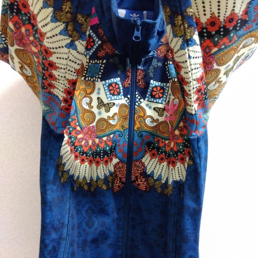 極美品 アディダス ファーム カンパニー 花 蝶々 総柄 トラックジャケット L
