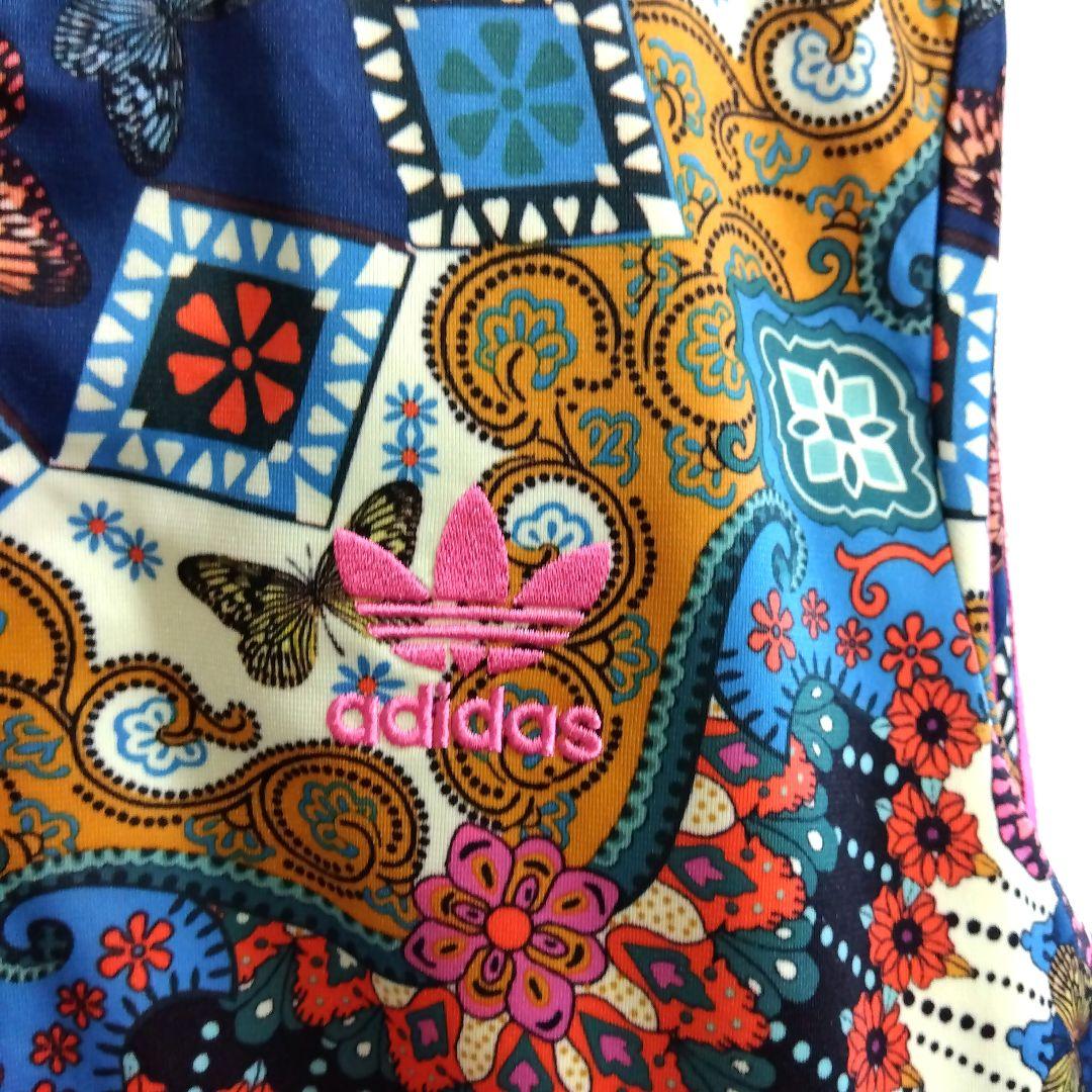 極美品 アディダス ファーム カンパニー 花 蝶々 総柄 トラックジャケット L