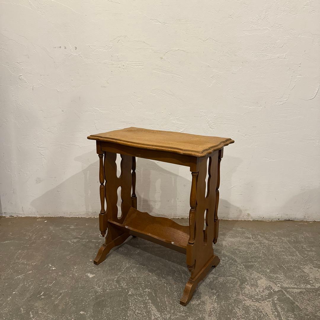 年末年始saleヴィンテージ　サイドテーブル　ブックスタンド　マガジンラック