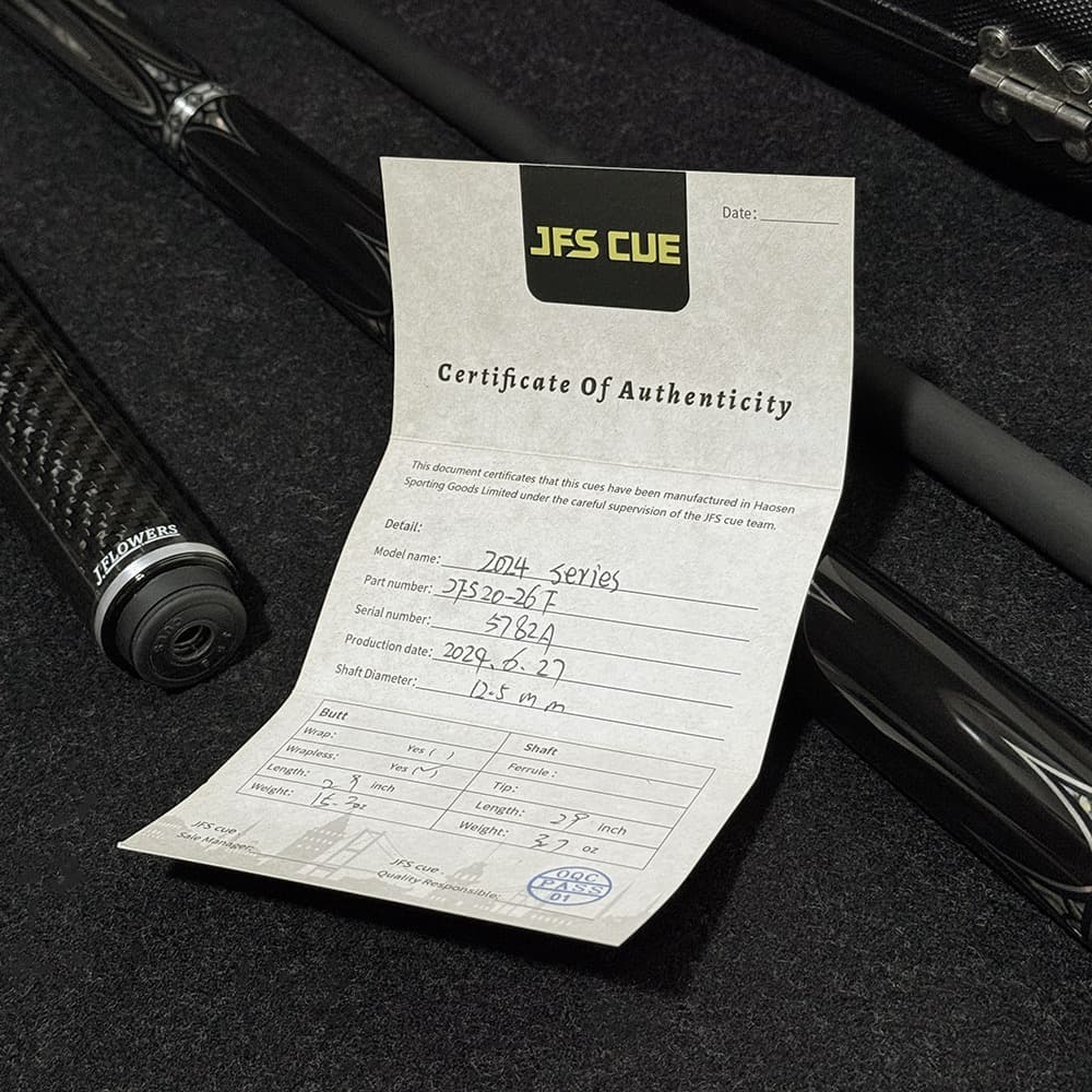 ビリヤード 2024 JFlowers JF20-26F