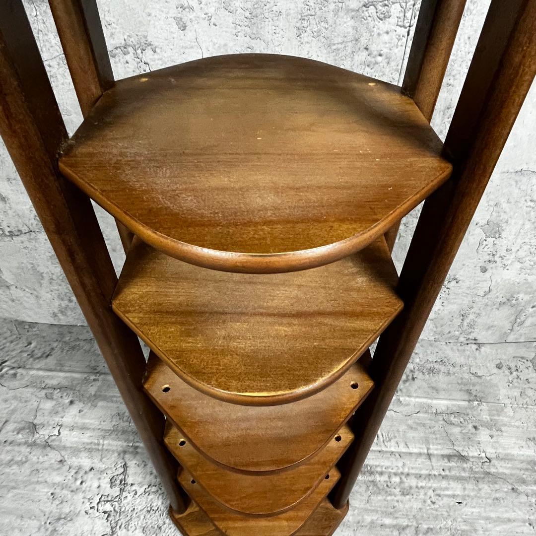 karimoku スリッパラック 6段 ブラウン