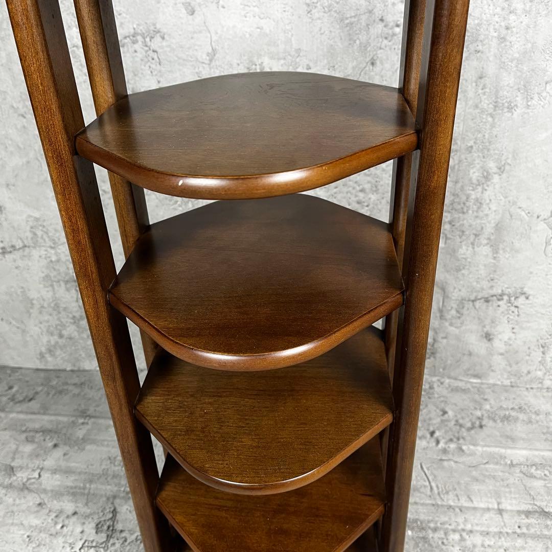 karimoku スリッパラック 6段 ブラウン