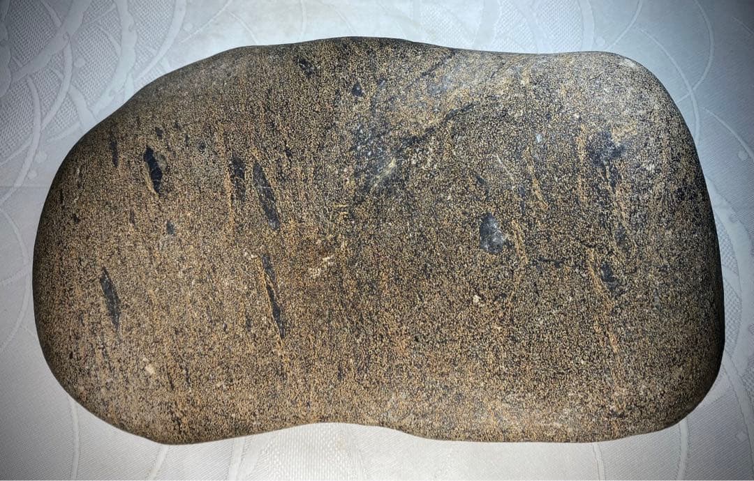 6571 《超希少》犀川金梨地石 ウブ 水石 盆栽 盆石 置物