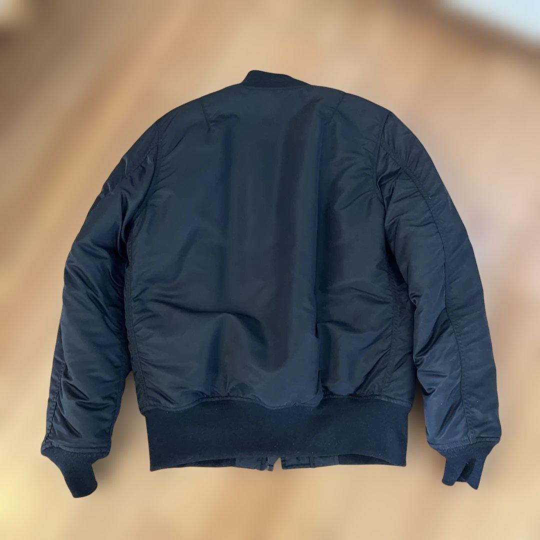 ALPHA INDUSTRIES MA-1 ブラックジャケット Ｌサイズ　極美品