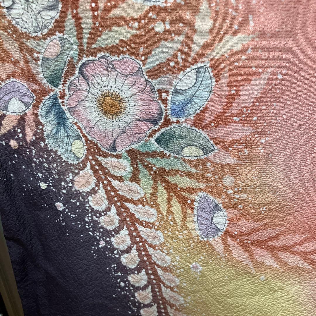 翠山工房　辻ヶ花　正絹振袖