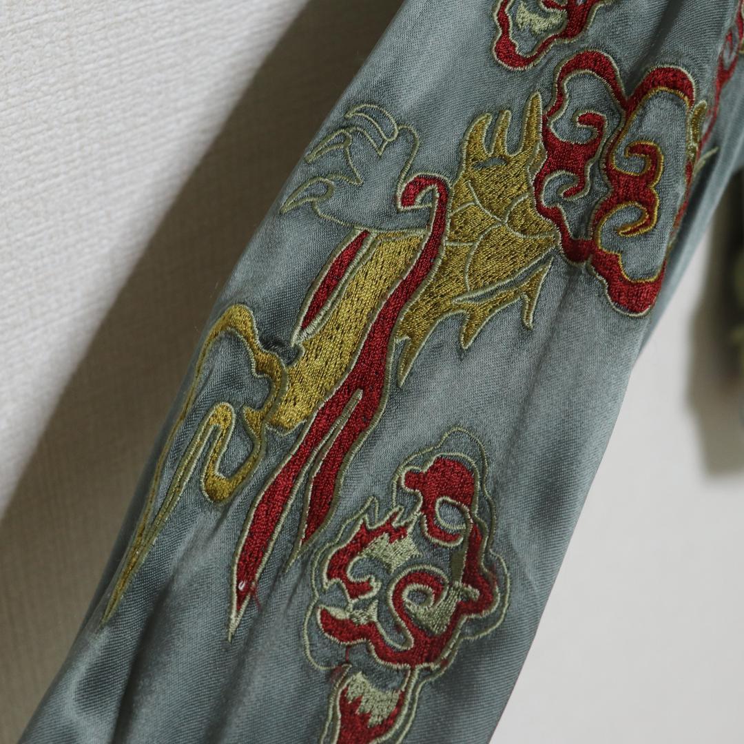 AVIREX アヴィレックス 龍 虎 富士刺繍 リバーシブル スカジャン XS