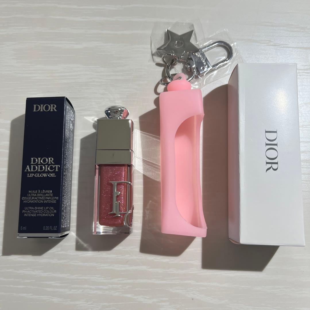 ディオール アディクト リップ グロウ オイル 087 キーリング ノベルティ
