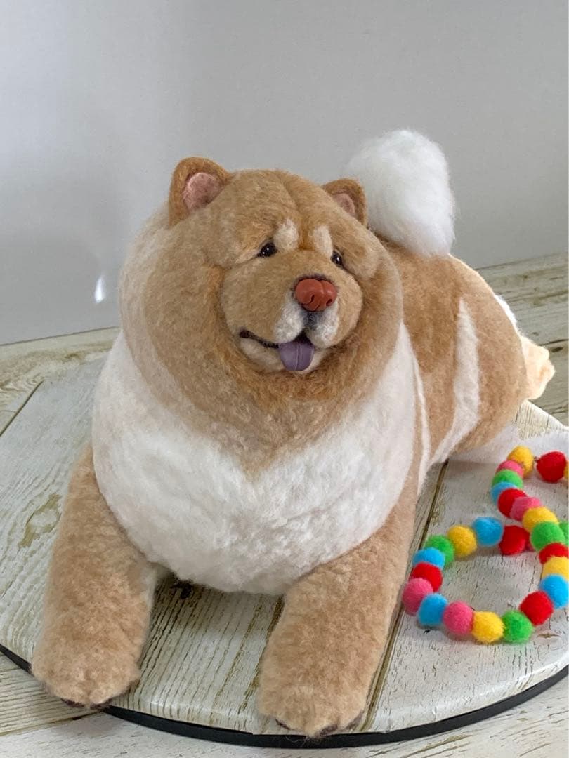 羊毛フェルト　チャウチャウ